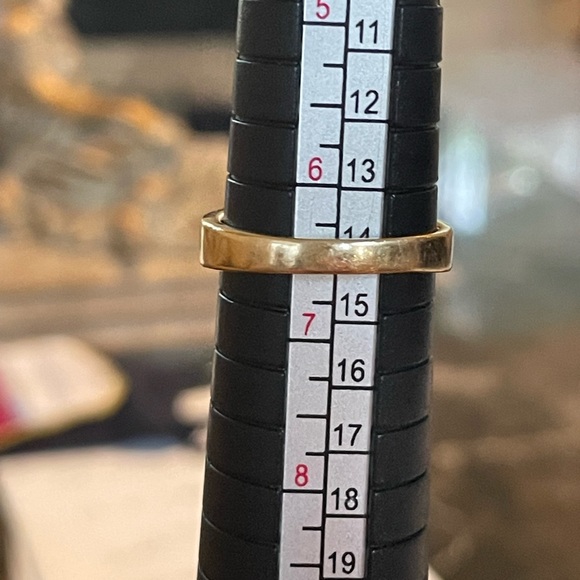 14k Diamond Inlay Ring - Picture 7 of 10